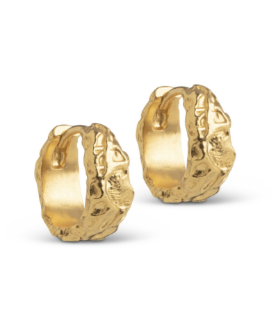 Enamel -  Nela Hoops, Lille - Forgyldt