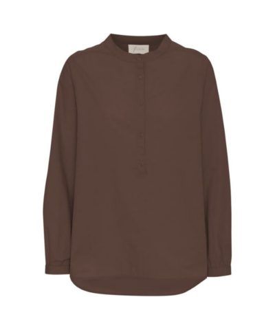 Frau - Madrid Skjorte - Coffee Quartz