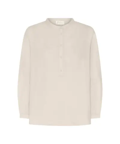 Alternative view of FRAU – Madrid LS Shirt – Tapioca