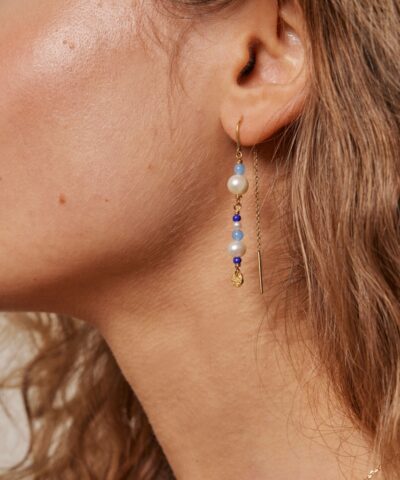 Alternative view of Enamel – Sofia Earring, Marine