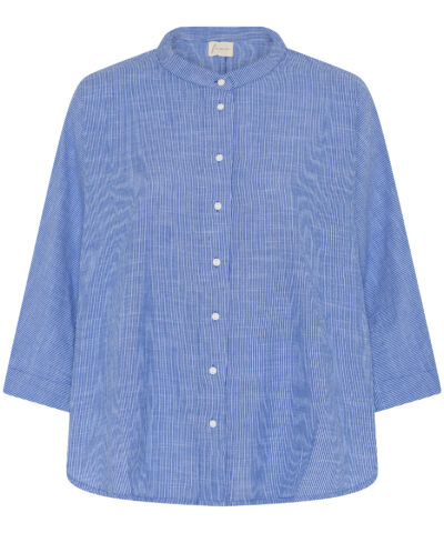 Alternative view of Frau - Seoul Short Shirt, Blue Stripe