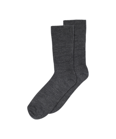 fine wool rib socks