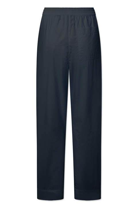 Rue De Tokyo - Palla Garment Dyed Poplin Pants, Navy - Image 3