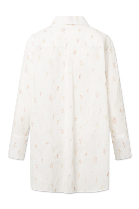 Rue De Tokyo - Scout Japanese Embroidered Cotton Voile Shirt - Image 3