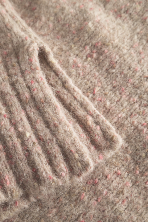 Rue De Tokyo - Kim Puff Alpaca Knit, Beige Pink - Image 8