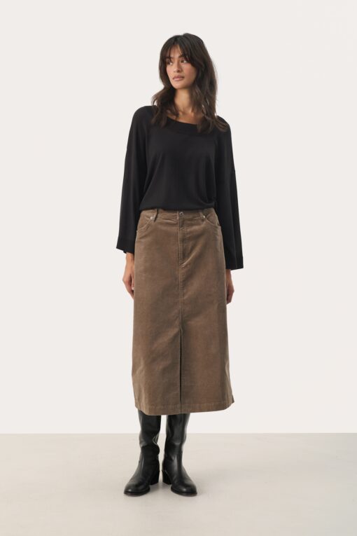 Part Two - LeilaniPW Skirt, Walnut - Image 5