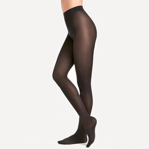 Wolford - Velvet De Luxe 66 Tights, Sort - Image 2