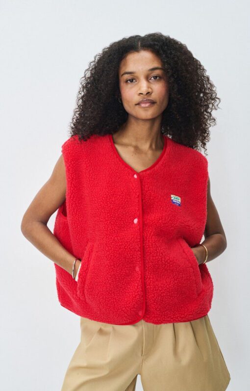 American Vintage - Hoktown Vest, Strawberry - Image 4