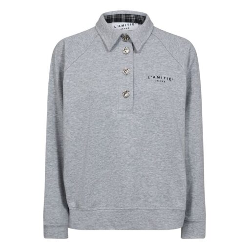 Haute L'amitié - Polo sweatshirt, Grå - Image 5