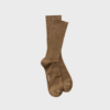 Aiayu - Cotton Rib Socks Chestnut