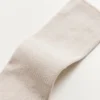 Aiayu - Cotton Rib Socks Milk