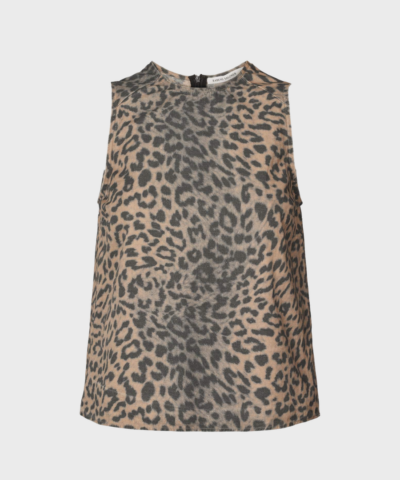 Rabens Saloner - Piper Leopard print tank top.