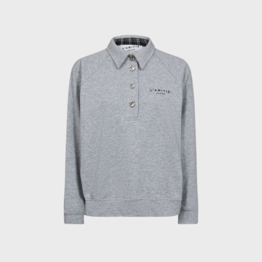 Haute L'amitié - Polo sweatshirt, Grå