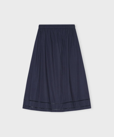 Moshi Moshi Mind - Brill Skirt Poplin Navy blue