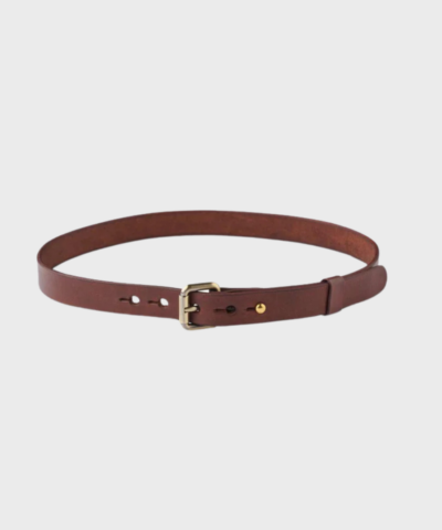 Adelka Leather slim belt