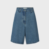 Raha Denim wide shorts I Washed indigo