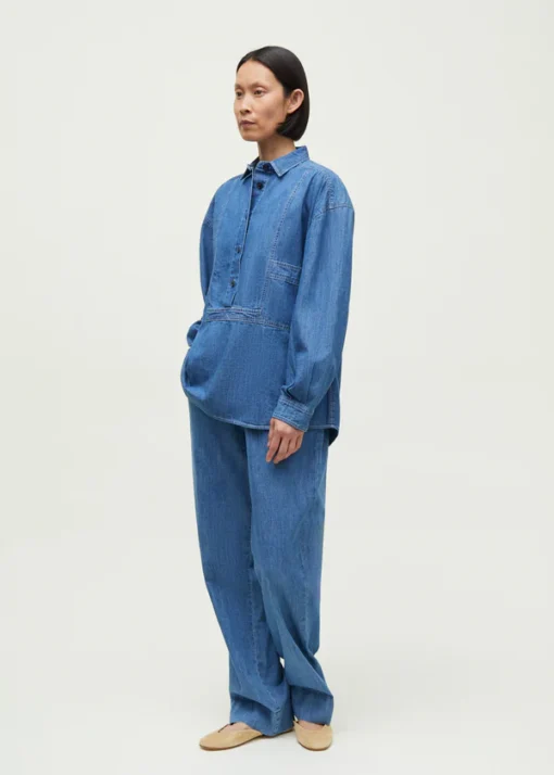 Aiayu - Umi Tunic Denim Skjorte, Iceberg - Image 2