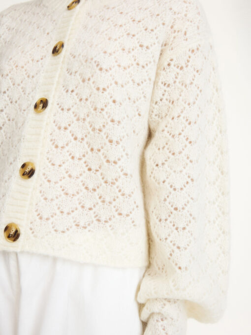 Malene Birger - Cierrou Cardigan, Soft White - Image 2