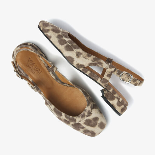 Via Vai – Julie Xena Slingbacks, Leopard - Image 4
