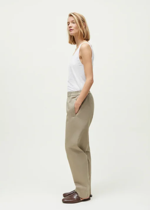 Aiayu - Coco pant twill Light, Vintage Army - Image 4