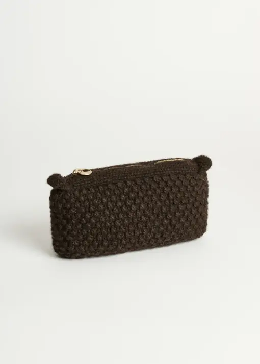 Aiayu - Helen Classic Pouch, Dark Brown