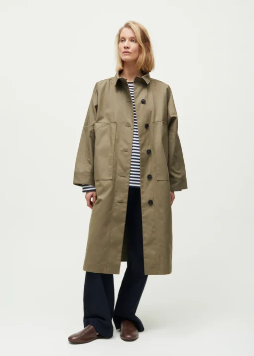 Aiayu - Jean coat II ventile, Vintage Army - Image 3