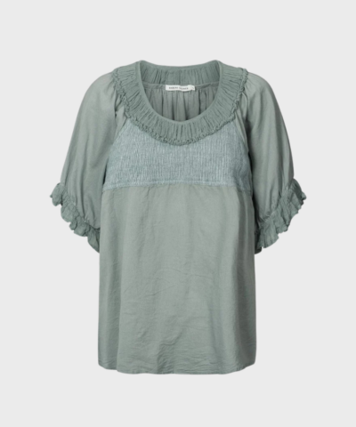 Rabens Saloner - Dorita Cotton angel top Sage