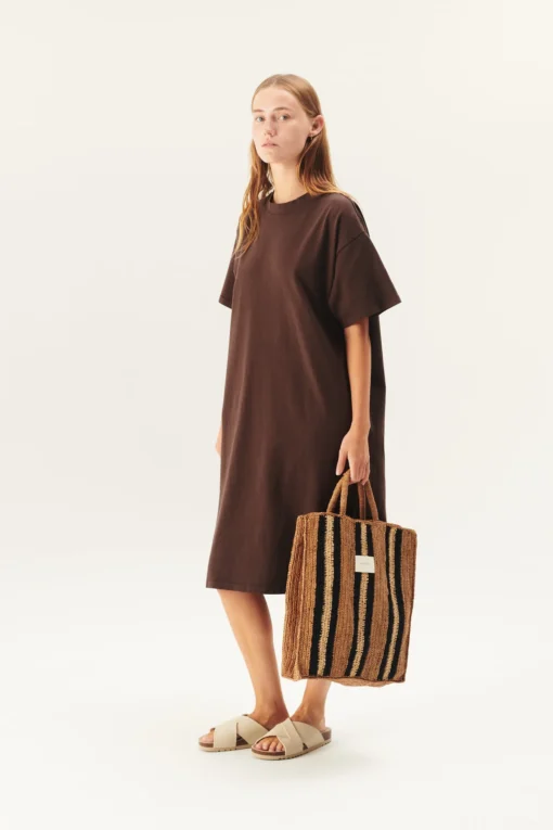 Rue de Tokyo - Tatiana Garment Jersey, Mulch Brown - Image 2