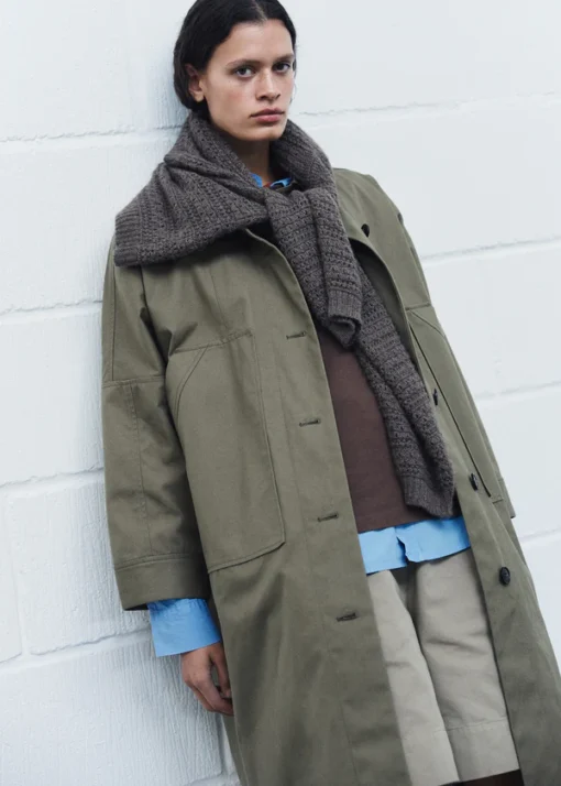 Aiayu - Jean coat II ventile, Vintage Army - Image 5