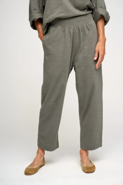 Moshi Moshi Mind – Buddha Sweatpants, Khaki gray - Image 2