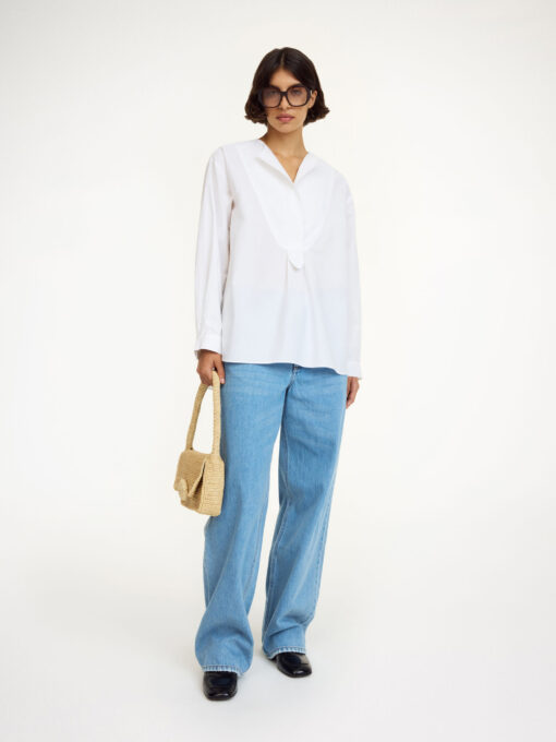 By Malene Birger – Fayette shirt, Pure White - Image 2