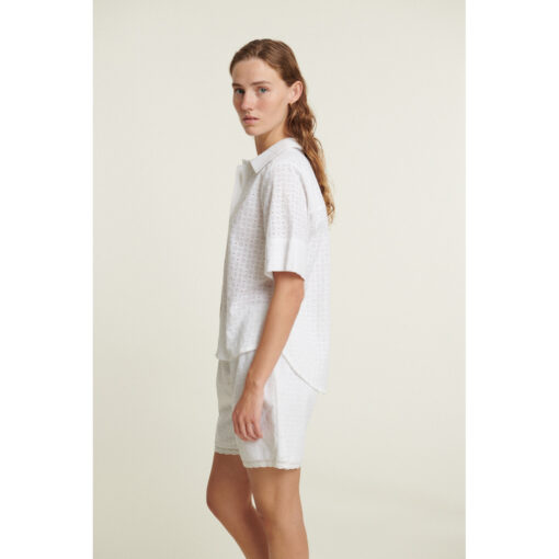 Basic Apparel - Adie SS Shirt, Bright White - Image 3