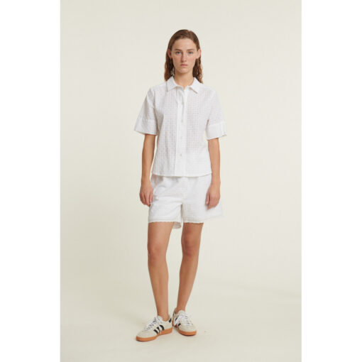 Basic Apparel - Adie SS Shirt, Bright White - Image 5