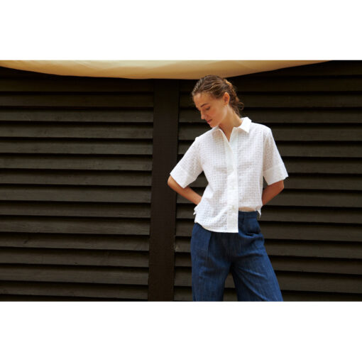 Basic Apparel - Adie SS Shirt, Bright White - Image 6