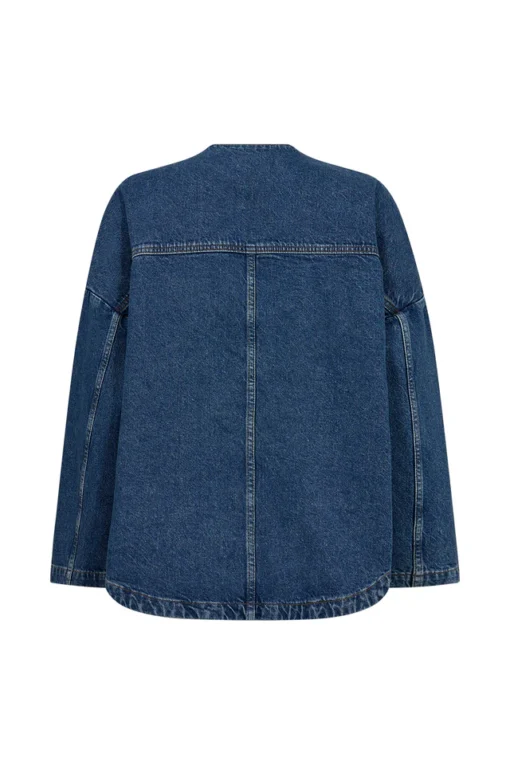 IVY - Augusta Denim Jacket, Denim Blue - Image 6
