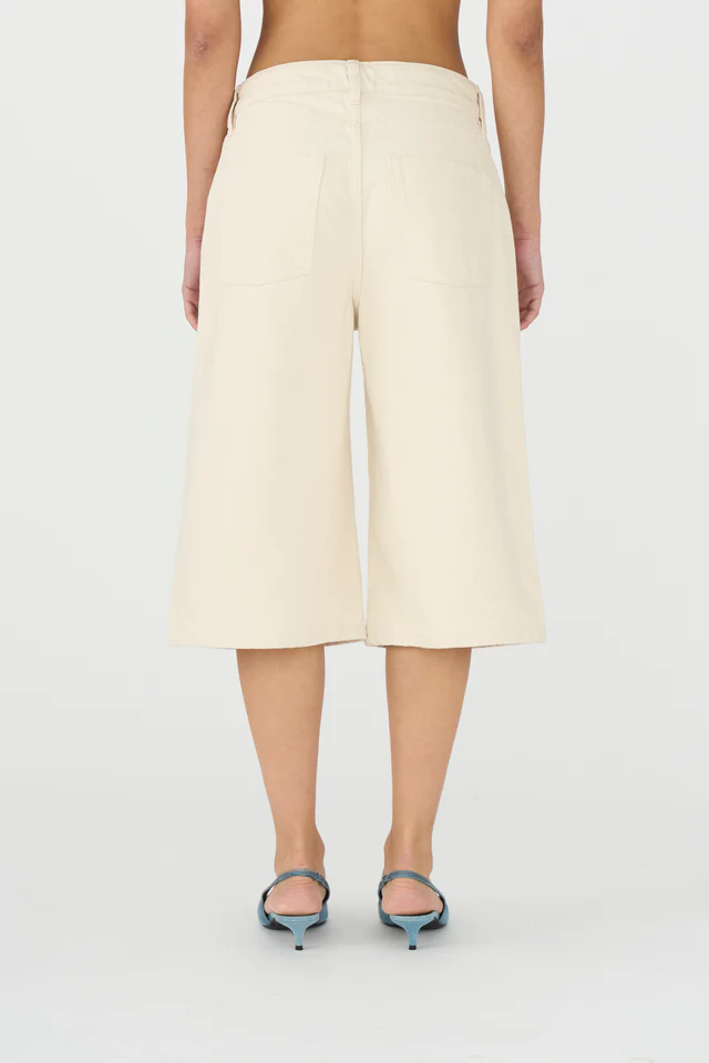 IVY - Augusta Long Shorts, Wash Ecru - Billede 4