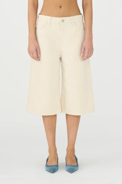IVY - Augusta Long Shorts, Wash Ecru - Image 2