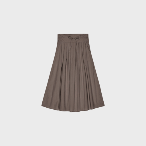 Care By Me - Laura Pleated Skirt Brun