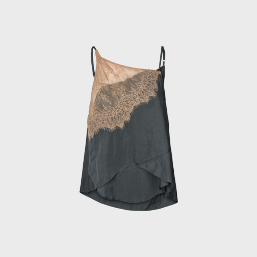 Rabens Saloner - Sheer lace camisole top