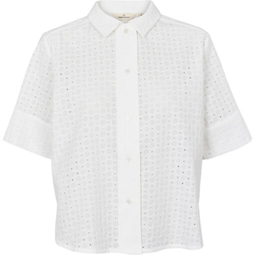 Basic Apparel - Adie SS Shirt, Bright White - Image 7