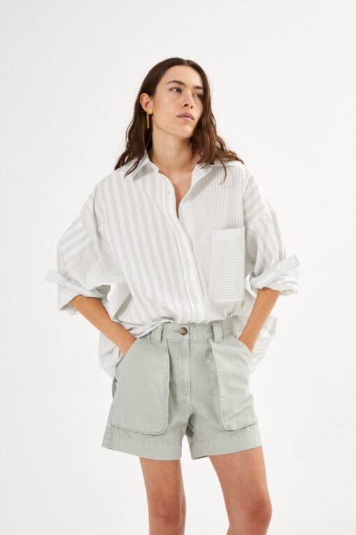 Rabens Saloner - Bobbie stripe oversized shirt - Image 3