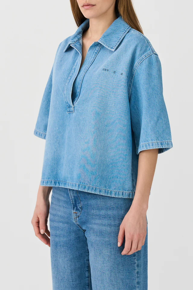 IVY - Opera Oversize Polo Shirt - Billede 2