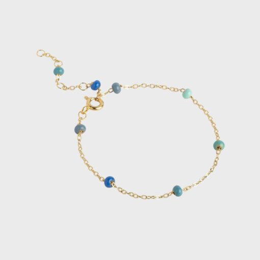 Enamel - Lola Bold Armbånd, Blå