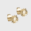 Enamel - Sunshine Studs Ecru