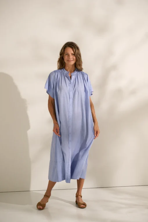 Moshi Moshi Mind - June Shirtdress Chambray - Image 2