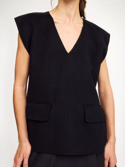 By Malene Birger - Cilia Vest, Sort - Image 4