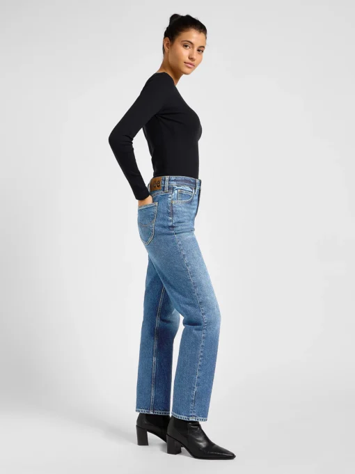 Lee - Carol Mom Jeans, Classic Denim - Image 2