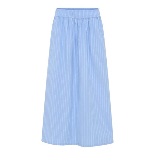 Frau – Helsinki ankle skirt BD, Hydrangea stripe - Image 2
