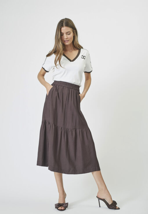 Co’Couture – HeraCC Gispy Skirt, Mocca - Image 2