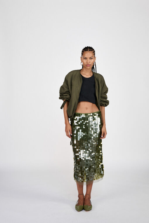 Rabens Saloner - Glod Arched Jacket, Army Green - Image 4